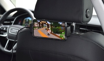 Uchwyt do telefonu tabletu do zagłówka samochodu