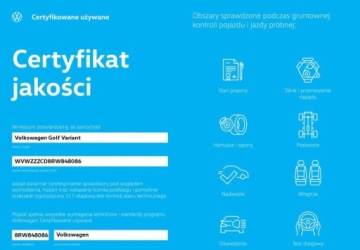 Volkswagen Golf VIII Variant 2.0 TDI 115KM 2024 Volkswagen Golf Variant Variant Life Pakiety, ACC, ergoActive z masazem i, zdjęcie 4