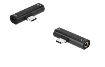 АДАПТЕР 2в1 USB тип c — адаптер JACK AUDIO/76