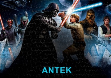 PUZZLE STAR WARS + IMIĘ DZIECKA GRATIS A3 - 252el