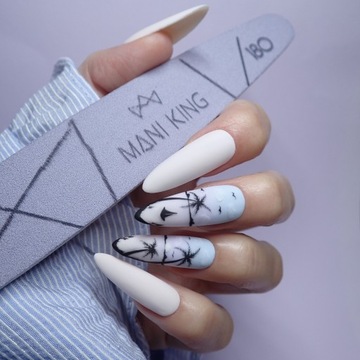 Пилочка для ногтей Elipsa 100/180 Маникюр Педикюр Mani King 100 шт.