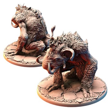 Tundra Troll 4|Figurka RPG, Warhammer