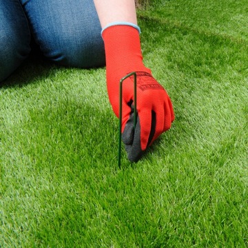 ИСКУССТВЕННАЯ ТРАВА ВЕРДЕ ЗЕЛЕНАЯ для ТЕРРАСЫ, БАЛКОНА, САДА, 30мм, МЯГКАЯ, ТОЛЩАЯ, ширина 2м.