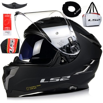 KASK LS2 FF327 CHALLENGER SOLID MATT BLACK XL