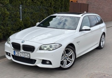 BMW Seria 5 F10-F11 Touring Facelifting 525d 218KM 2016 BMW Seria 5 525D 2016r LCI F11 M-Pakiet AUTOMATZAMIANA 2.0 Diesel 218KM