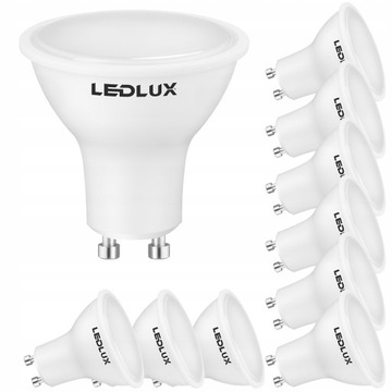 10x Żarówka LED GU10 12W 1190Lm NIEMRUGAJĄCA 4000K