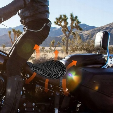 ЧЕХОЛ ДЛЯ МОТОЦИКЛА ГЕЛЕВАЯ ПОДУШКА АМОРТИЗАЦИЯ КОМФОРТ