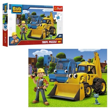 Puzzle 30 - Nowe wyzwanie Bob Budowniczy Trefl