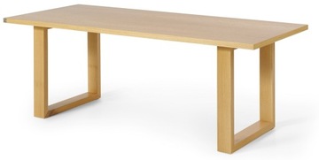Stół prosty dębowy 200x90 Dąb Naturalny Producent
