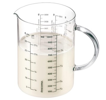 TESCOMA DELICIA 630434.00 DZBANEK Z MIARKĄ 1L SZKŁO ŻAROODPORNE