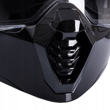 HJC C80 ЧЕРНЫЙ ШЛЕМ С ДВОЙНЫМ ЗАМКОМ