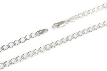 SREBRNY ŁAŃCUSZEK PANCERKA 60CM 25GRAM 6,2MM ITALY