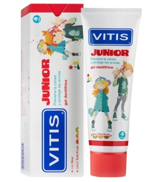 VITIS JUNIOR Pasta od 6l 1450ppm TuttiFrutti 75ml