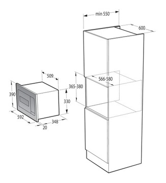 Комплект бытовой техники GORENJE BOS6737SYW+BM235G1SYW+GV663D60+GI6421SYW белый