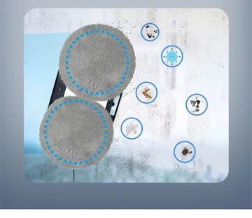 РОБОТ ИНТЕЛЛЕКТУАЛЬНОЕ УСТРОЙСТВО ДЛЯ ОЧИСТКИ ОКОН, СТЕКОЛ И ЗЕРКАЛ - КОМПЛЕКТ