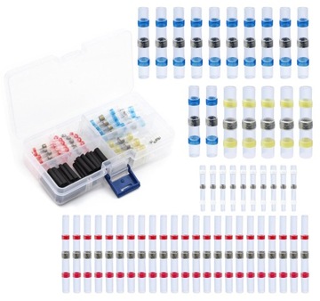 НАБОР ИЗ 100 ШТ. БЫСТРОРАЗЪЕМНЫХ СОЕДИНЕНИЙ С ТЕРМОУСАДКОЙ