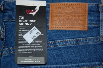 LEVIS 721 28/32 HIGH RISE SKINNY 0512 pas 70