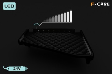 Полка для табло TIR SCANIA R 05-16, низкая светодиодная версия