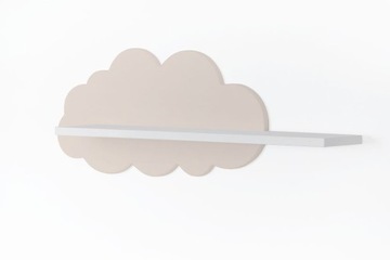 PIĘKNA PÓŁKA CHMURKA - kolor beż, kaszmir