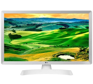 BIAŁY SMART TV 28 CALI LG 28TQ515S-WZ DVB-T2 HEVC