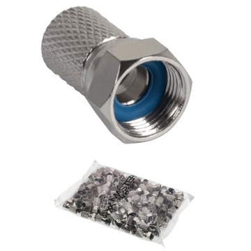 WTYK F ZŁĄCZE 7,2mm RG-6 TRISET-113 SIGNAL 100szt