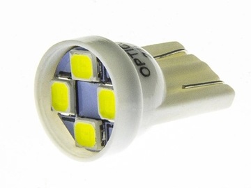 Żarówka Samochodowa LED W5W W3W T10 921 10mm 24V DC Kolor Biały Zimny 6000K