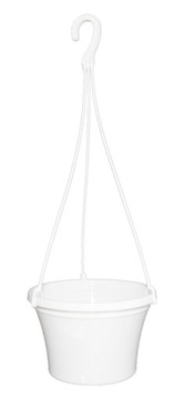 Doniczka wisząca IRYS 20cm BIAŁA