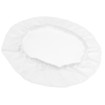 Elastyczna narzuta na stół do jadalni Pokrowiec na stołek o maksymalnej długości 50 cm, biały