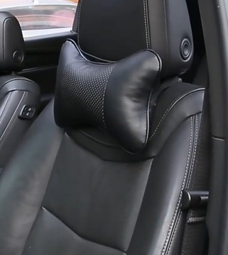 МЯГКАЯ АВТОПОДУШКА ПРОФИЛИРОВАННАЯ ДЛЯ ШЕИ, ГОЛОВЫ, ЭКО-КОЖА 120г