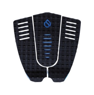 Surf Logic Traction Pad Back SFL Three Bk&Cyan