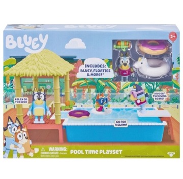 MOOSE TOYS BLUEY ZESTAW ZABAWA W BASENIE Z FIGURKĄ