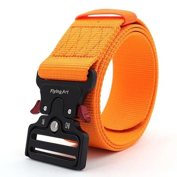 125 cmfluoresscent pomarańczowy sztuka szerokość 50 mm Wojskowy Pas Nylon T