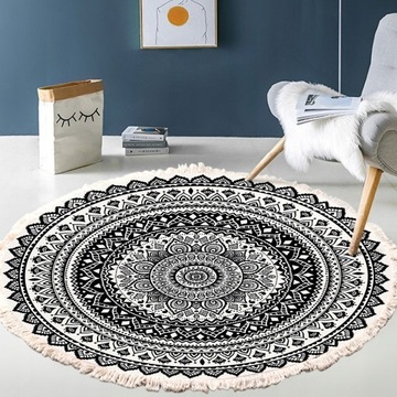 Dywan pleciony Art2Deco 120 x 120 cm