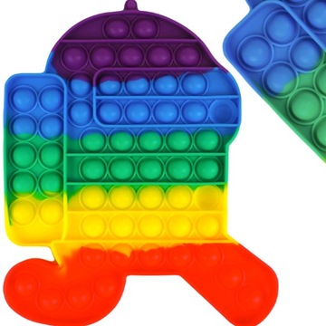 POP IT ZABAWKA POPIT ROBOT BĄBELIKI ANTYSTRESOWE DLA DZIECI DUŻY XL XXL GRA