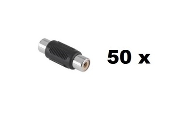 ZŁĄCZKA RCA chinch PRZEJŚCIE czincz cinch (50szt)