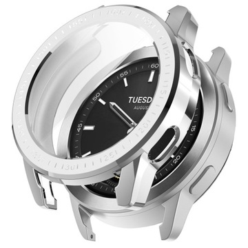 Etui, case z osłoną ekranu na zegarek Xiaomi Watch S3 47 mm, Bizon, obudowa