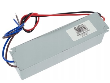 Zasilacz do LED Napięciowy 12V 60W 5A WODOODPORNY