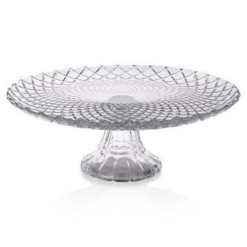 Patera szklana na nóżce 26,5 cm /Excellent Houseware