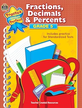 Teacher Created Resources Staff, Robert W Fractions, Decimals & Percents Gr