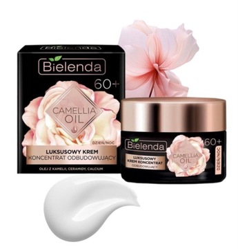 Bielenda Camellia Oil Krem Do Twarzy Przeciwzmarszczkowy Odbudowujący 60+