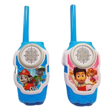 PSI PATROL WALKIE TALKIE 2 KRÓTKOFALÓWKI DWIE SŁUCHAWKI DO ZABAWY SŁUCHAWKA