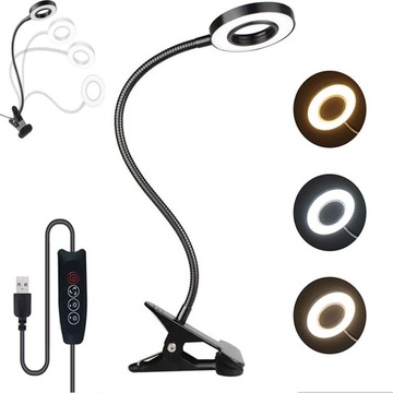 LAMPKA ZACISKOWA LAMPA 48 LED DO CZYTANIA NA ŁÓŻKU