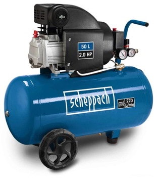 Wielofunkcyjny Kompresor Sprężarka Olejowy 50 L 8B 1,5 kW HC54 Scheppach