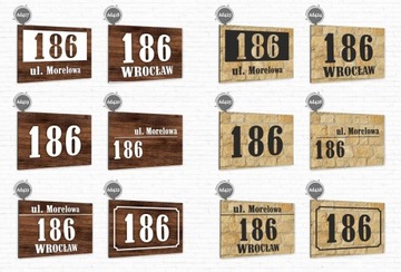 Номер дома БОЛЬШАЯ АЛЮМИНИЕВАЯ АДРЕСНАЯ ТАБЛИЧКА