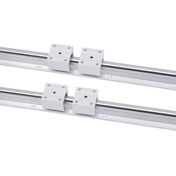 2 линейных направляющих SBR16 с 4 подшипниками SBR16UU 1500 мм