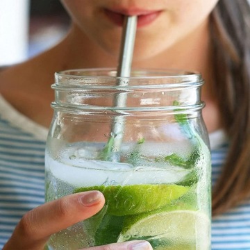 10x МНОГОРАЗОВЫЕ МЕТАЛЛИЧЕСКИЕ СОЛОМКИ, ТРУБКИ ДЛЯ ОЧИСТИТЕЛЯ ECO