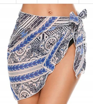 ЛЕТНЯЯ ЮБКА ПАРЕО ПЛЯЖНОЕ ПЛАТЬЕ ИЗ ШИФОНА