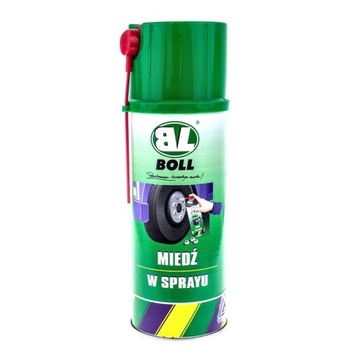 MIEDŻ W SPRAYU 400ML MIEDZIANY -40 +1100 C BOLL
