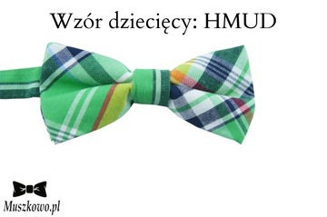 Kolorowe szelki z muszką do przedszkola szkoły