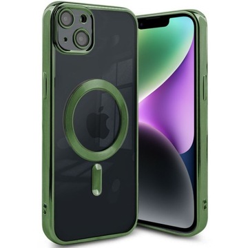 КЕЙС МАГНИТНЫЙ БЛЕСК + СТЕКЛО 9Н для IPHONE 14